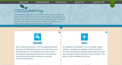 Desktop Screenshot of colepublishing.com